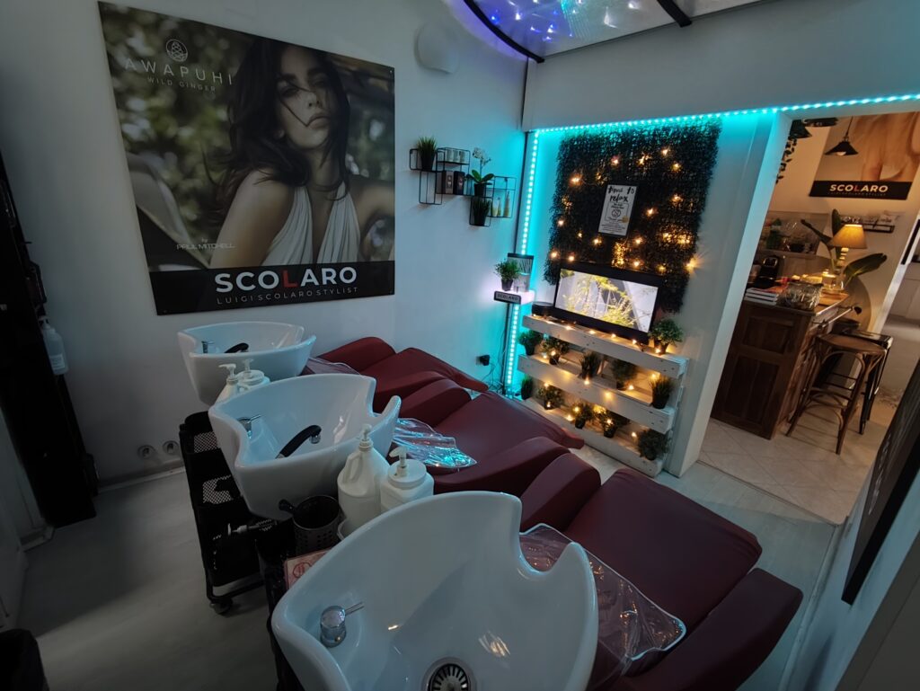 il salone di Luigi Scolaro Stylist a Prati Roma7