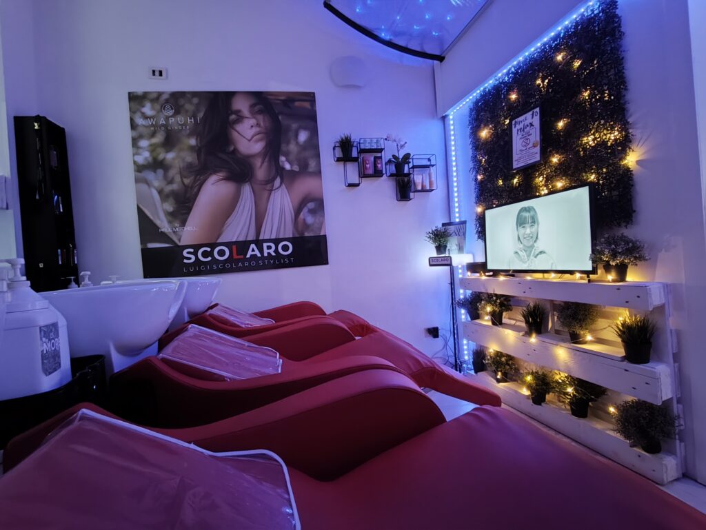 il salone di Luigi Scolaro Stylist a Prati Roma8